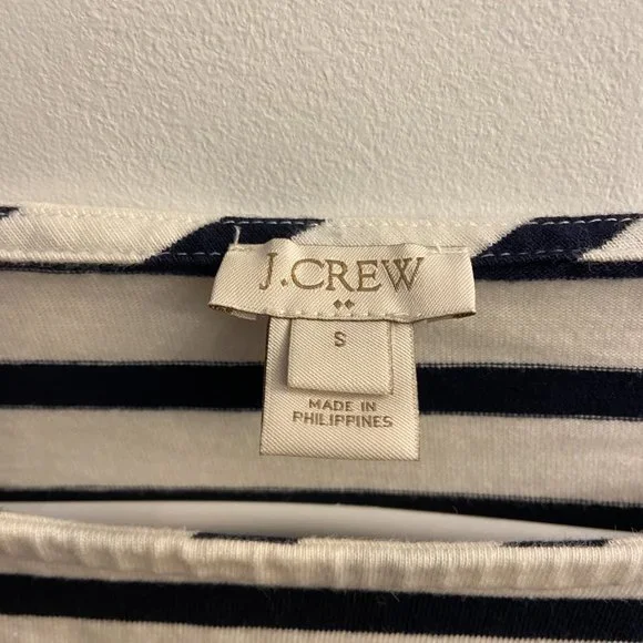 JCrew S Striped Shirt with Ruffle Sleeve - Picture 6 of 9